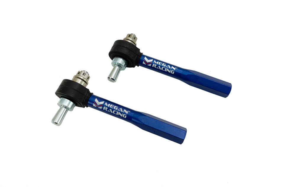 Megan Racing Tie Rod End for Honda Civic 1992-2000, Acura Integra 1990-2000, Civic CRX 1988-1991 - 2pcs Reverse RC Upside Down Installation