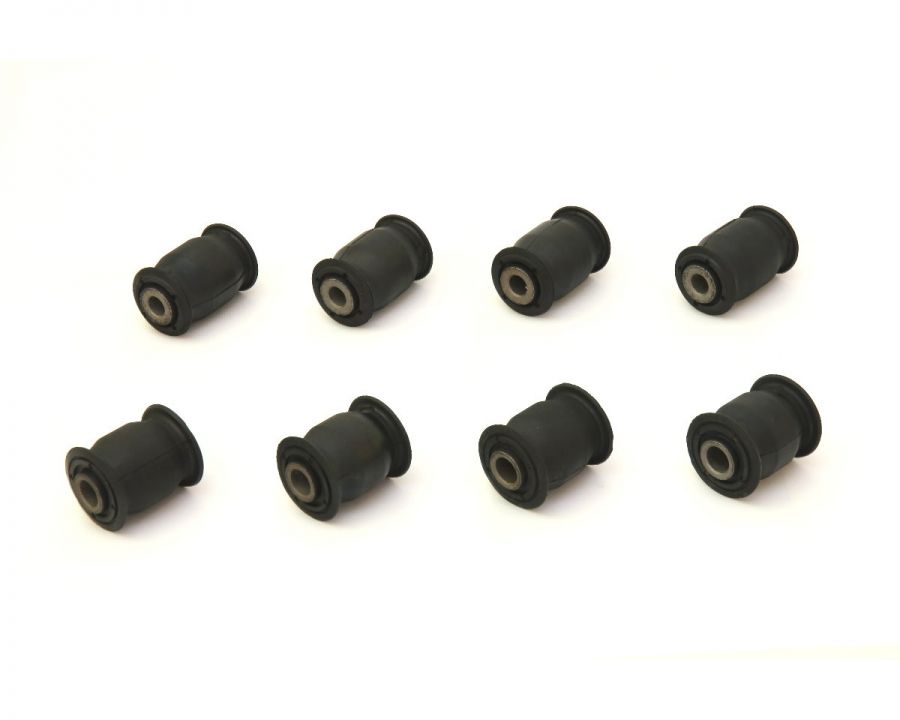 Megan Racing Rear Lower Arm Bushings Set - Hardened Rubber - 8 Piece for Miata 1990-2005