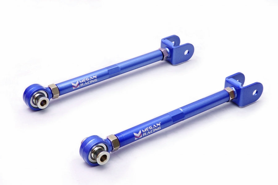 Megan Racing Rear Adjustable Toe Control Arms Blue V2 for 1995-1998 Nissan 240SX S14, 1997-2001 Infiniti Q45