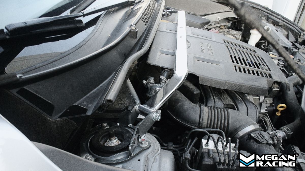 Megan Racing Race-Spec Front Upper Strut Bar for Subaru Forester 2019 and Newer