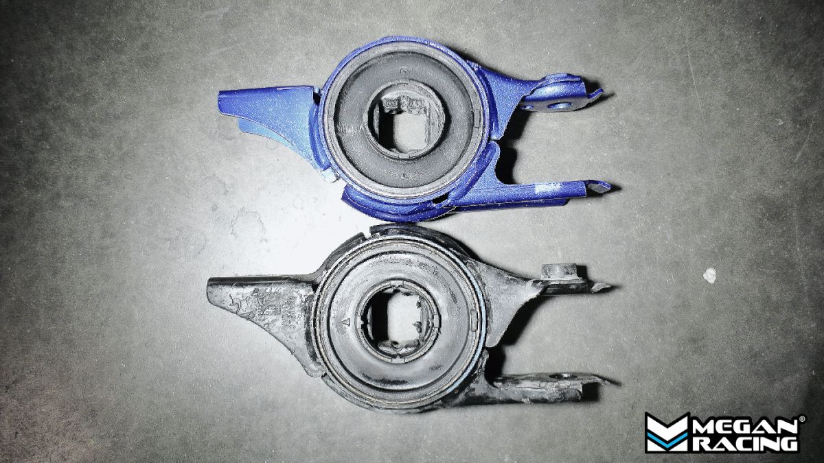 Megan Racing Front Lower Control Arm Bushing Rear for Honda Civic 2016-2021, Honda Accord 2018-2021 - Hardened Rubber