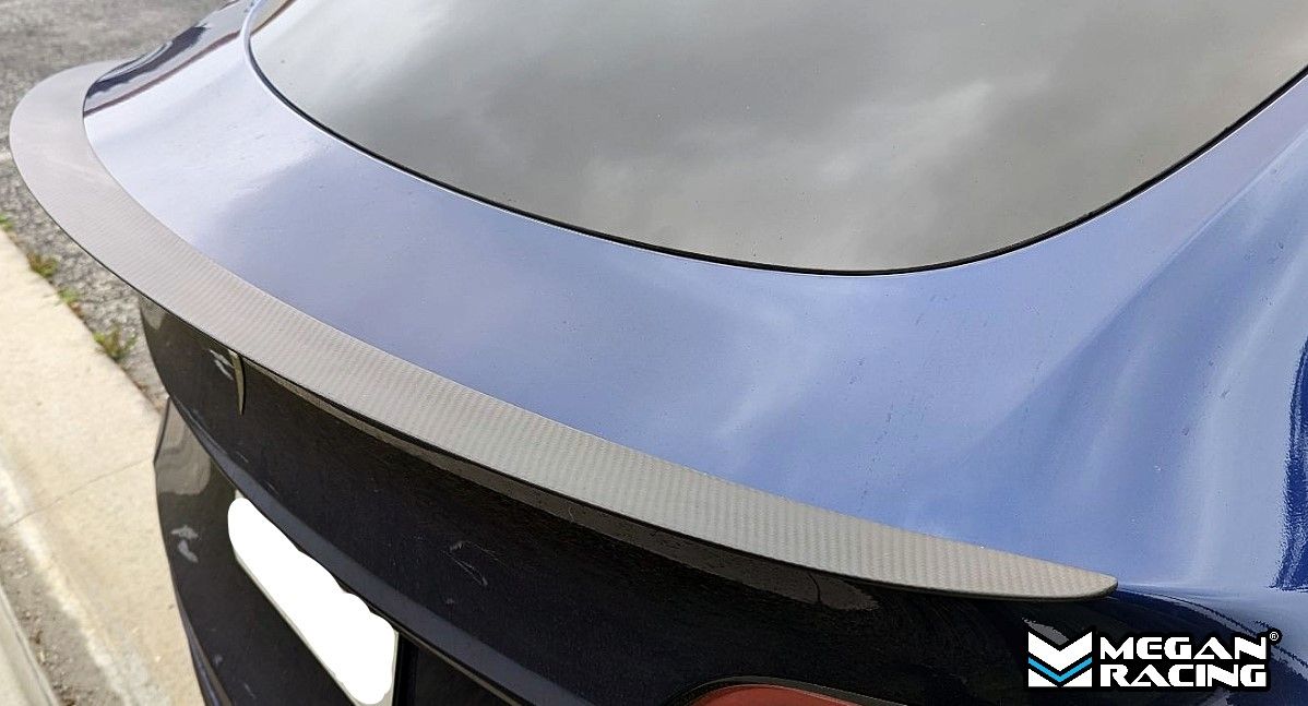 Megan Racing Carbon Rear Wing for Tesla Model Y Performance