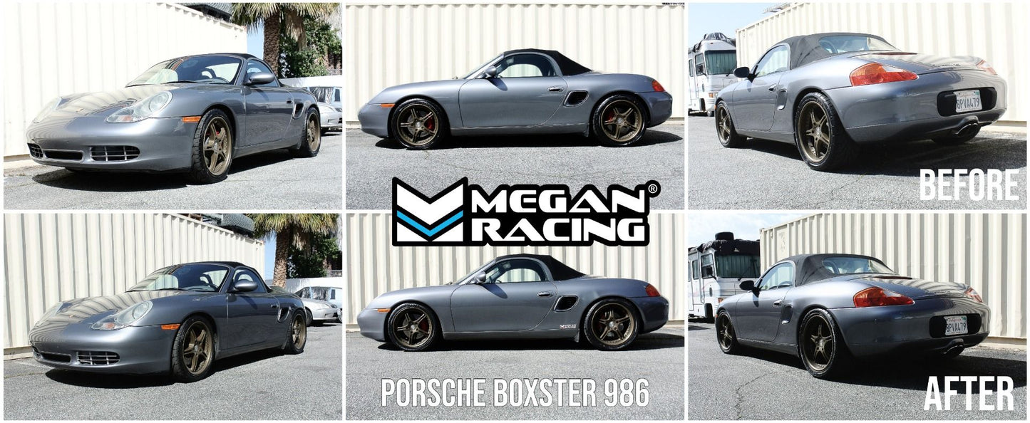 Megan Racing Coilover Damper Kit for Porsche Boxster 986 1997-2004 – 32-Level Adjustment