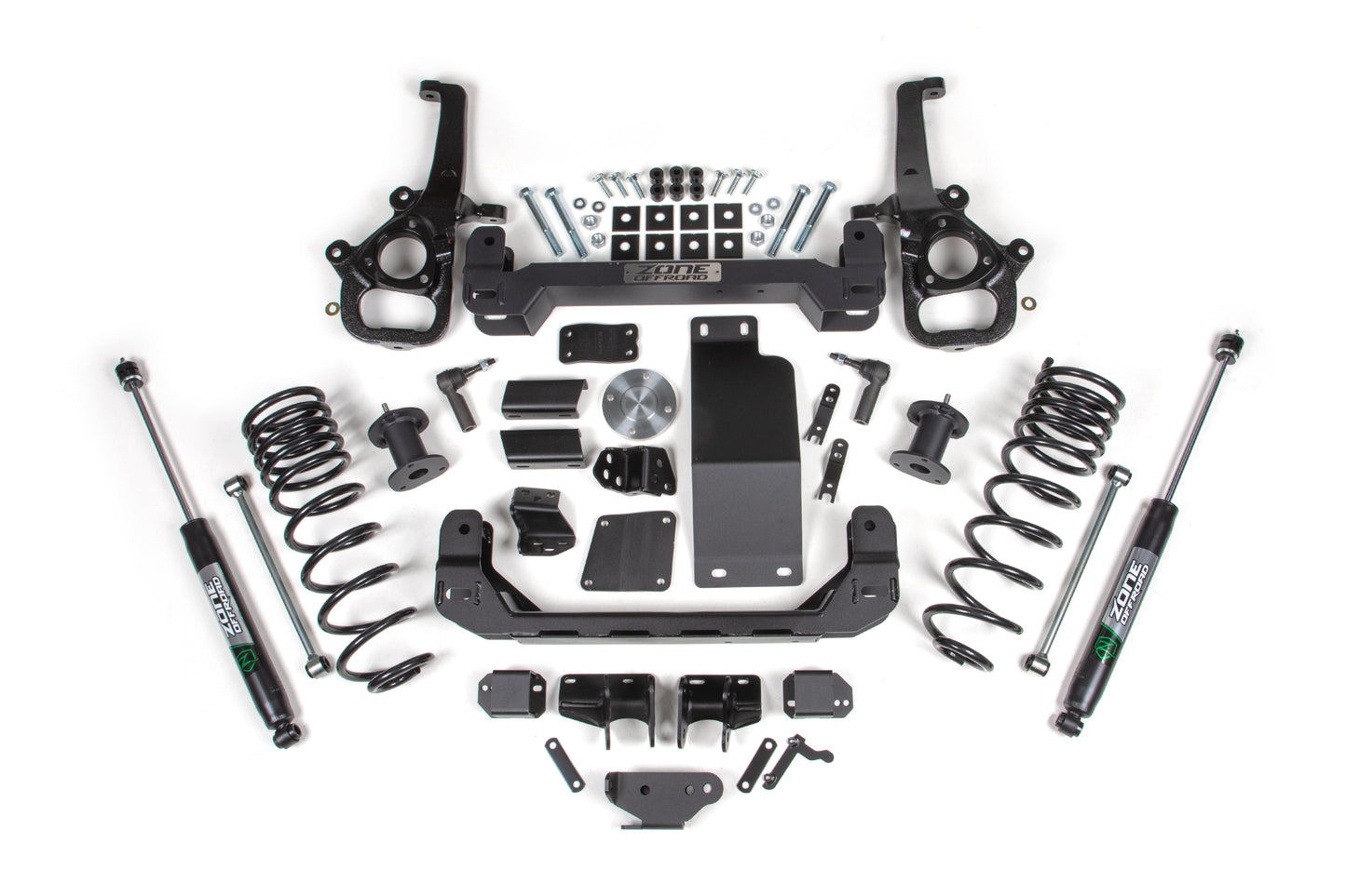 Zone Offroad 2025 Ram 1500 4WD 4in Front 3in Rear Susp. Lift System - Std Bore - Nitro Rear Shocks ZOND151N