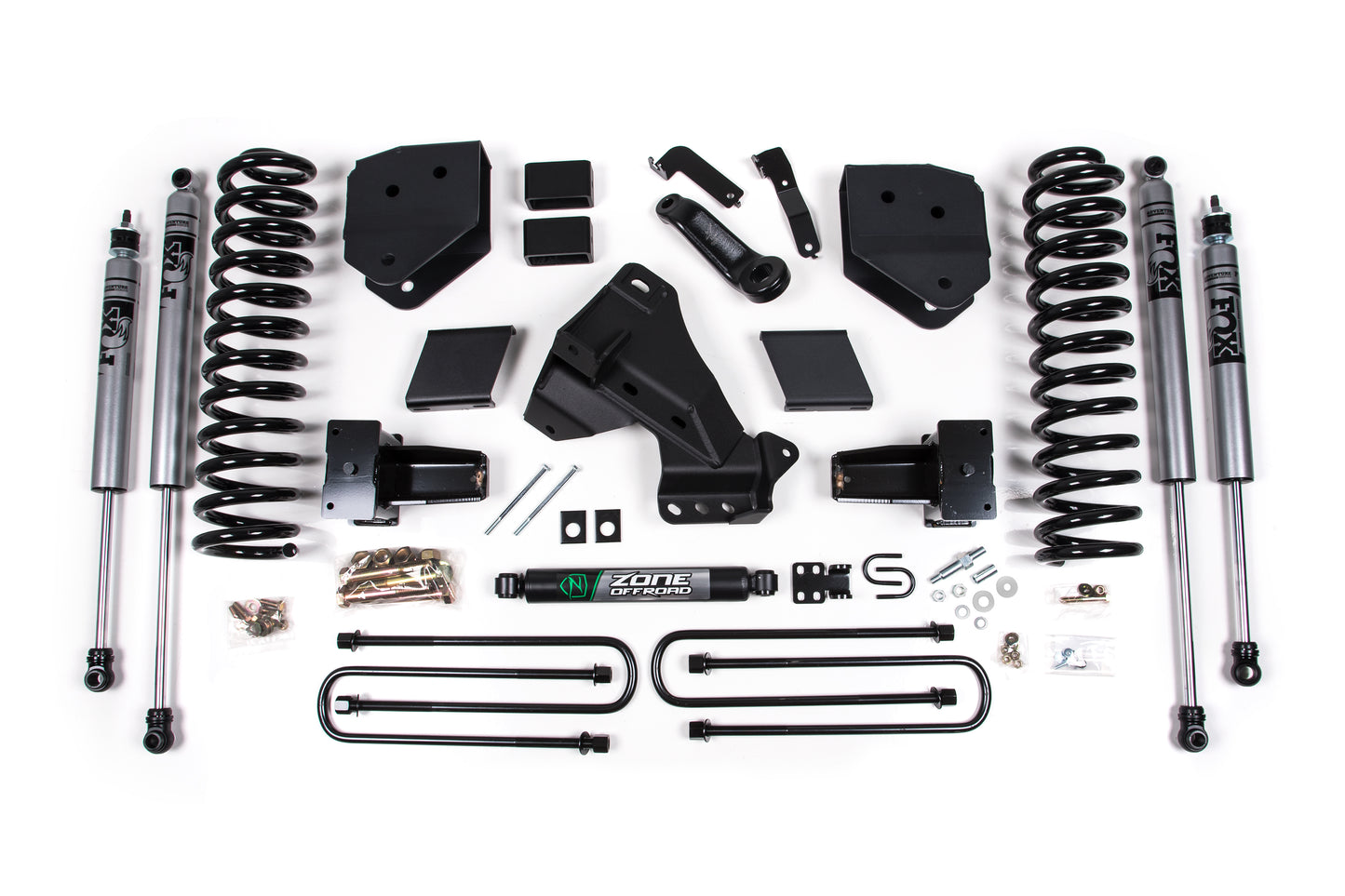 Zone Offroad 20-21 Ford F-250/F-350 4.5in Suspension Lift System - Fox Adv Shocks - Diesel ZONF58F