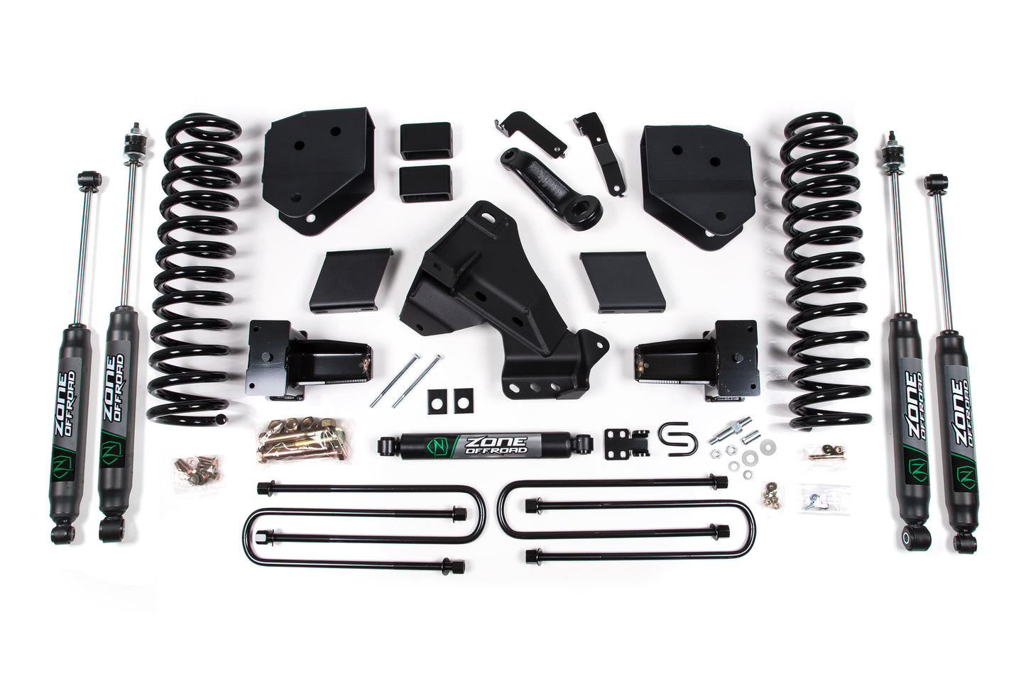 Zone Offroad 20-21 Ford F-250/F-350 4.5in Suspension Lift System- NX2 Shocks - Gas ZONF59N