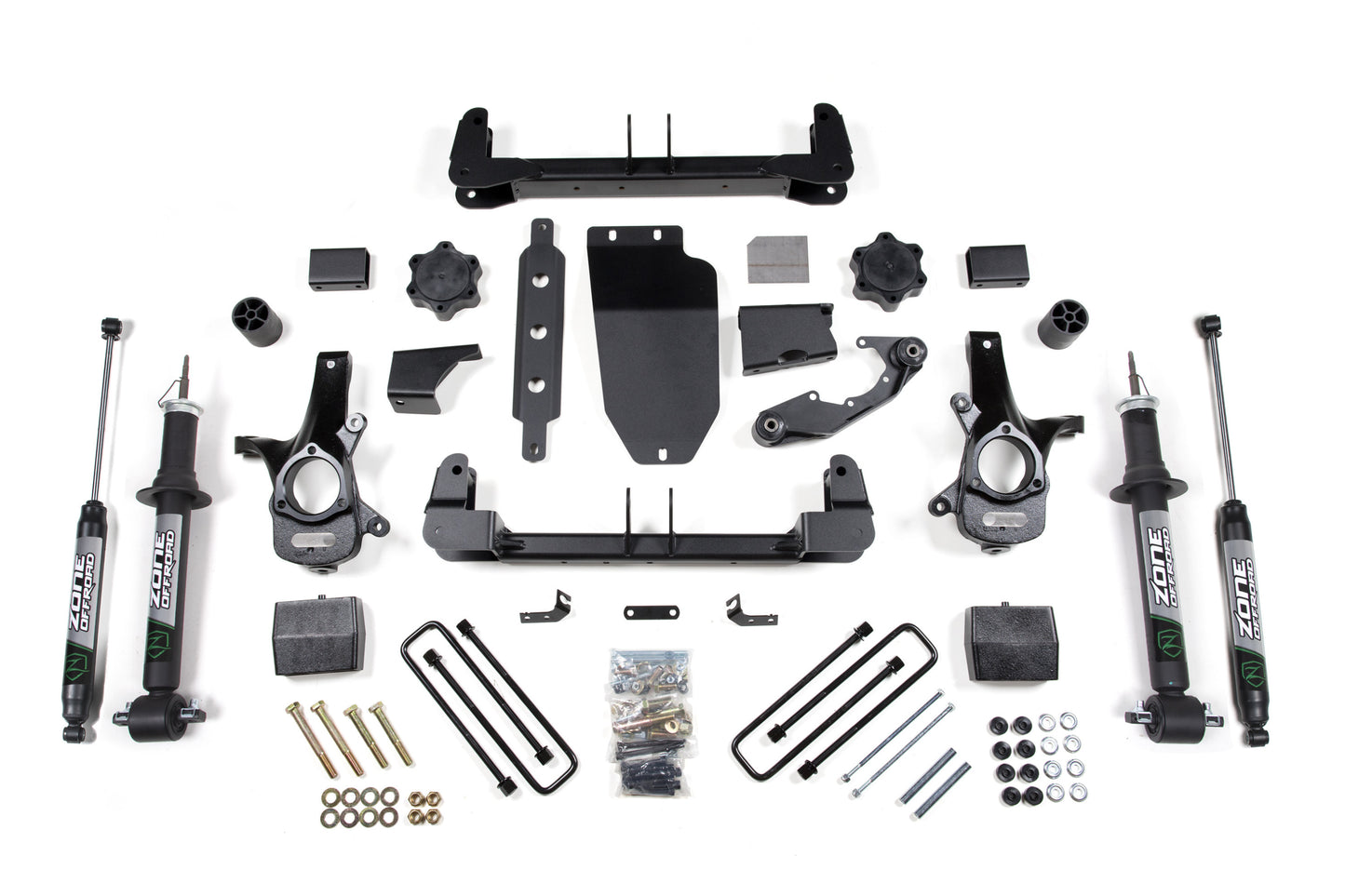 Zone Offroad 14-18 Chevy/GMC 1500 Silverado/Sierra 4WD 6.5in Strut - Alum/Stamped Arms ZONC60N