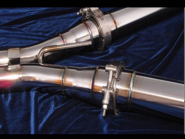 Motordyne MD-Shockwave Nissan Maxima 7/8 W/4.5" Blue Rolled Tips