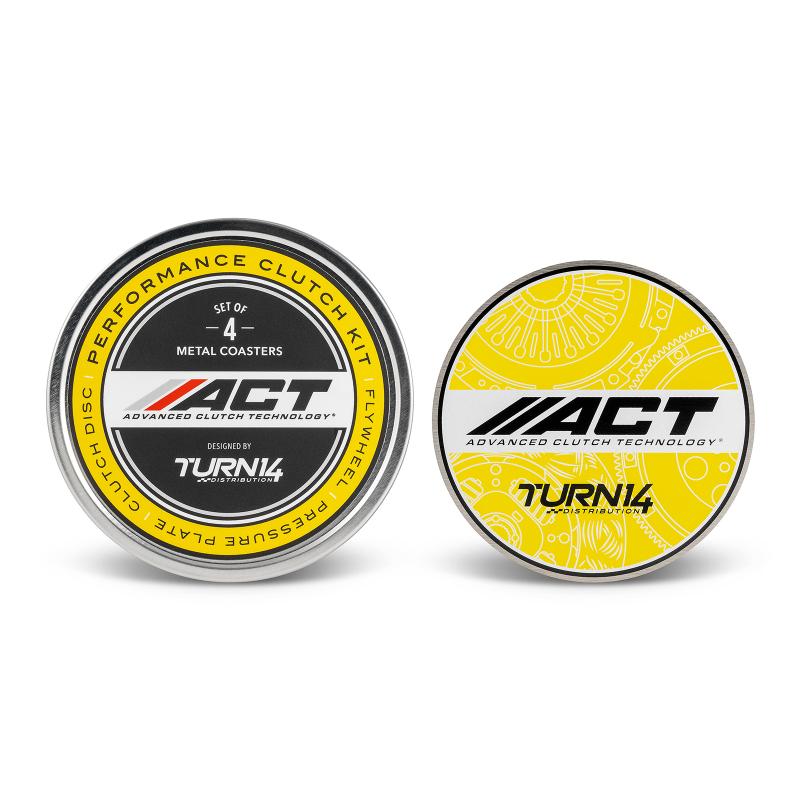 Turn 14 Distribution x ACT Metal Drink Coaster Set T1485000 Main Image