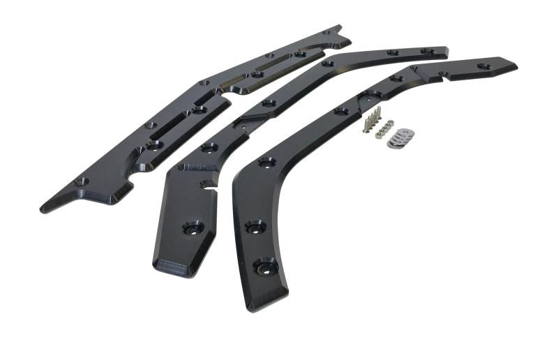 ProTEKt 17-18 Chevrolet Camaro ZL1 Custom Fit Front Bumper Skid Plates 9-CECAZL1-170 Main Image