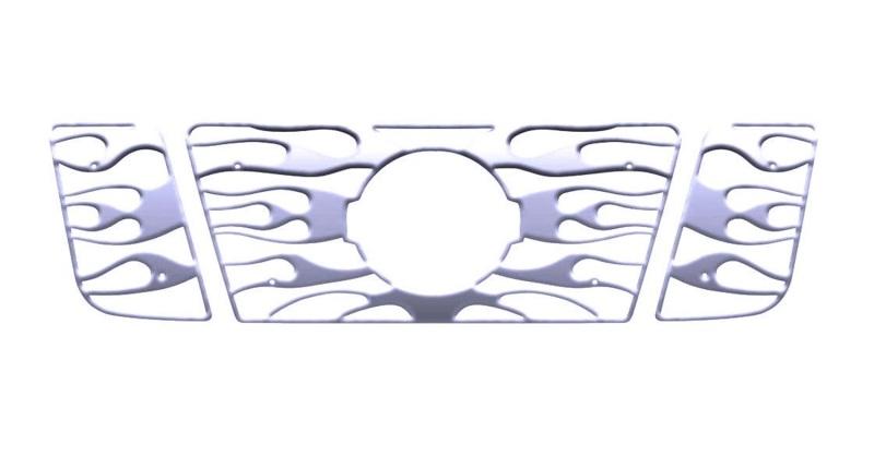 Putco 08-15 Nissan Titan Flaming Inferno Stainless Steel Grille 89167 Main Image