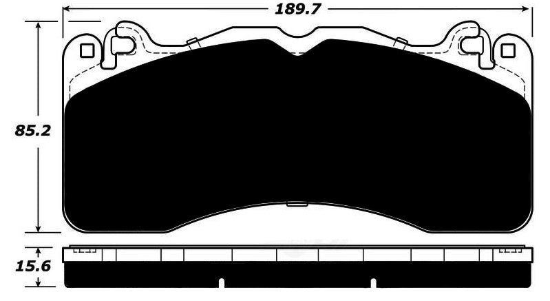 Porterfield Brake Pads for 2019 FORD Mustang GT Perf. Pkg