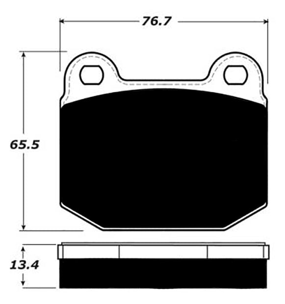 Porterfield Brake Pads for 2005 LOTUS ELISE