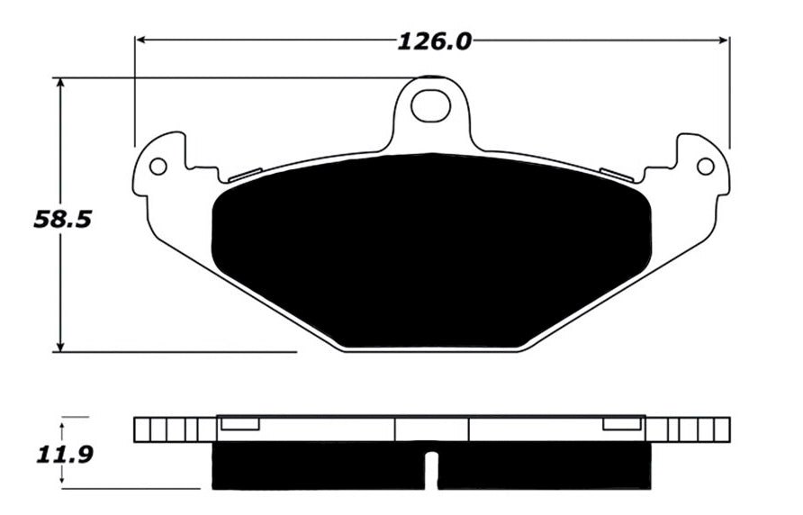 Porterfield Brake Pads for 2005 LOTUS ELISE