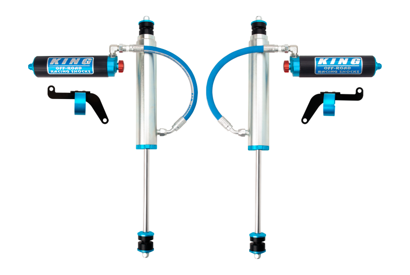 King Shocks 97+ Nissan Patrol Y61 Frt 2.5 Dia Shock Remote 2.5 Fin Res 0-2in Lift w/Adj/Brkt (Pair) 25001-185A