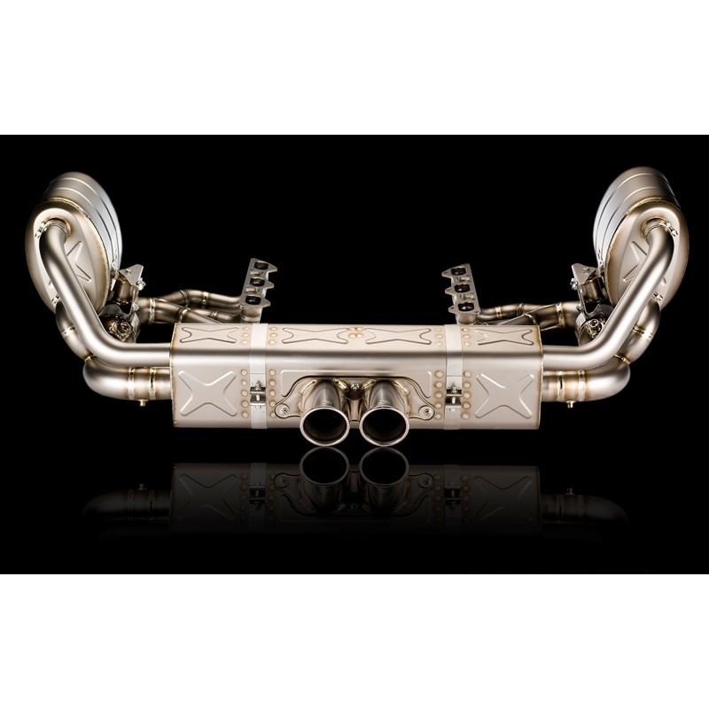 Akrapovic 09-12 Porsche 911 GT3/RS 3.8 Evolution Line w/ Header (Titanium) - Req 01-08-28-0001 S-PO997GT3FLE Main Image