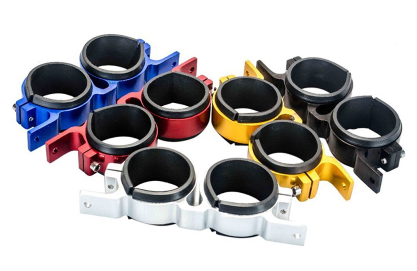 Dual Double or Twin 044 Fuel Pump Bracket Billet clamp cradle Fuel pump hanger