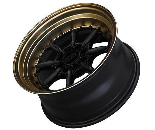 XXR 002.5 Wheel Flat Black / Bronze Lip 15x8 +20 4x100,4x114.3