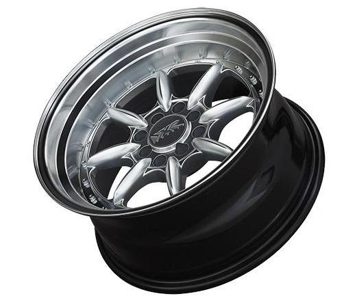 XXR 002.5 Wheel Hyper Silver / Machined Lip 15x8 0 4x100,4x114.3