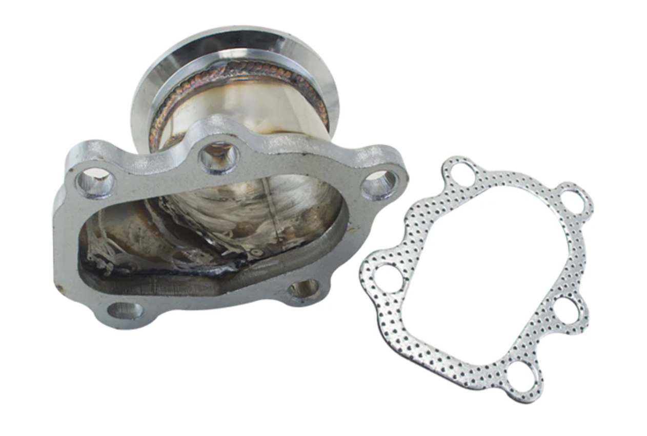 Turbo Adapter Flange T25 T28 GT25 GT28 8 Bolt to 3″ V Band Turbo Outlet Downpipe Flange Adapter