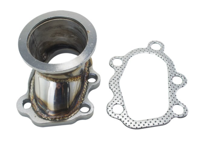 Adapter for T25 T28 GT25 GT28 2.5″ 63mm V-band Clamp Flange Turbo Down Pipe Adapter Stainless Steel