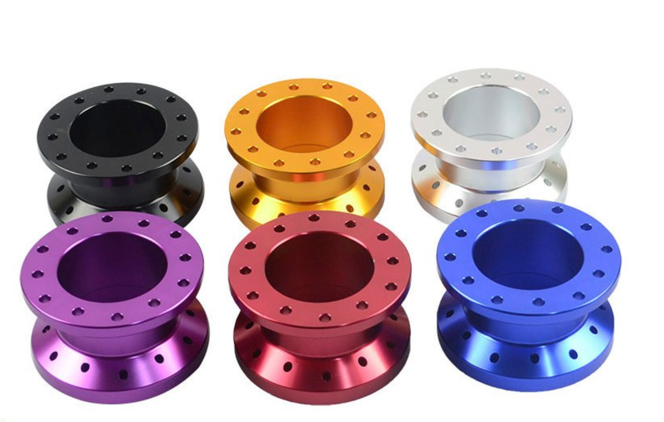 Steering Wheel Heightening Device/Extension 12 Holes Adaptor 5CM Red