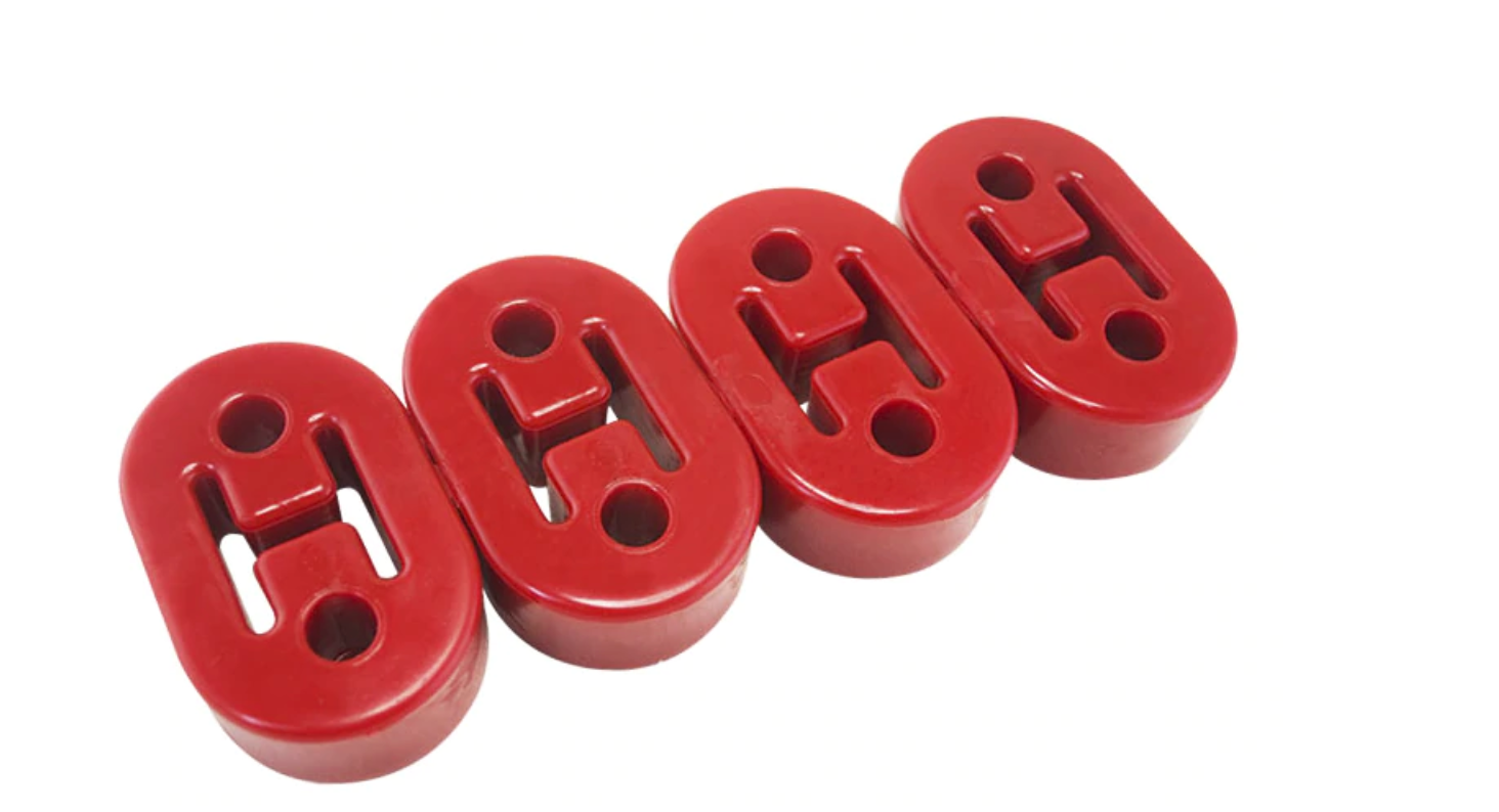 Polyurethane Exhaust/Muffler Hanger Universal Red