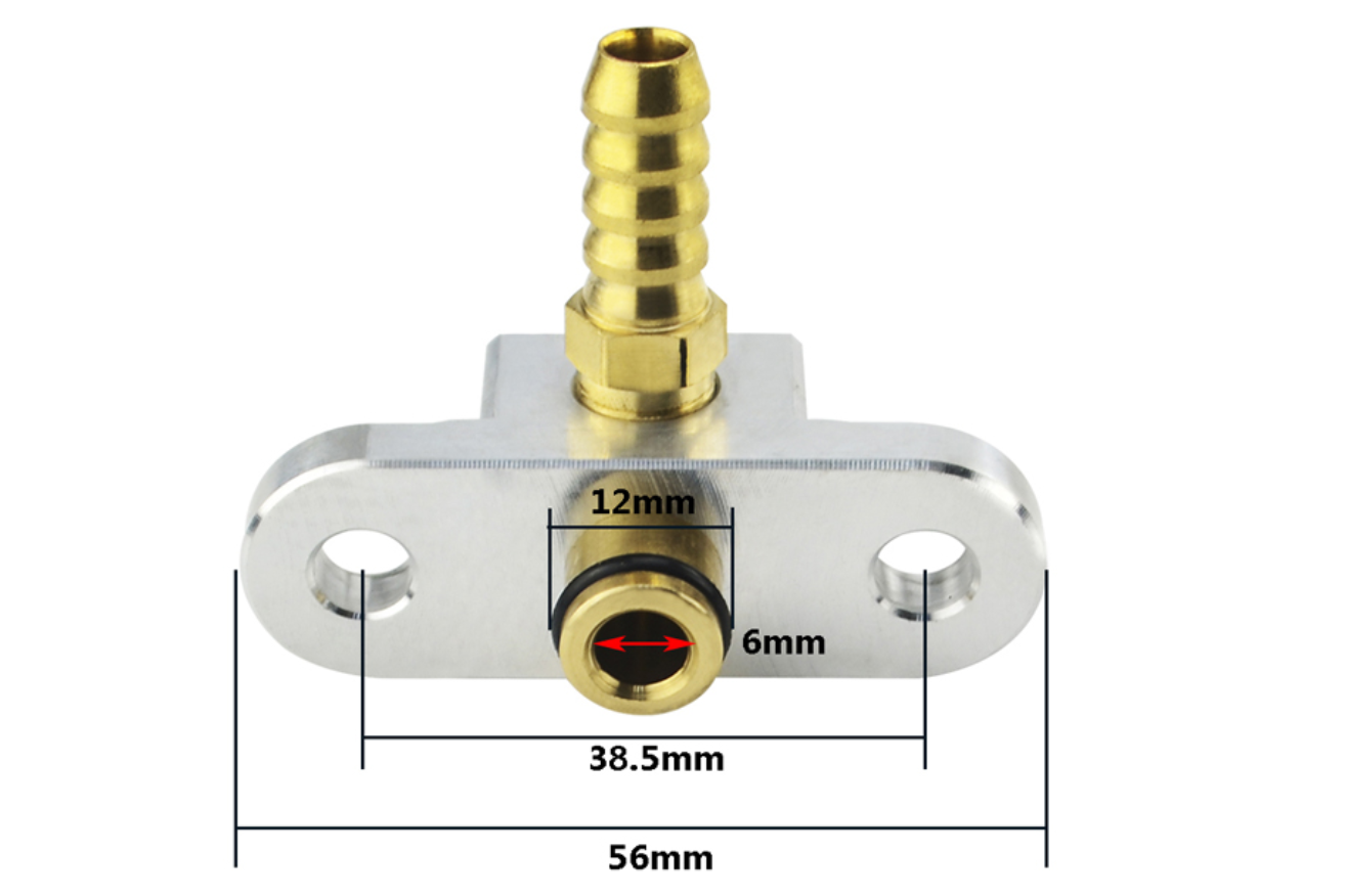Fuel Pressure Regulator Fuel Rail Adaptor For Subaru Impreza 00-07 WRX