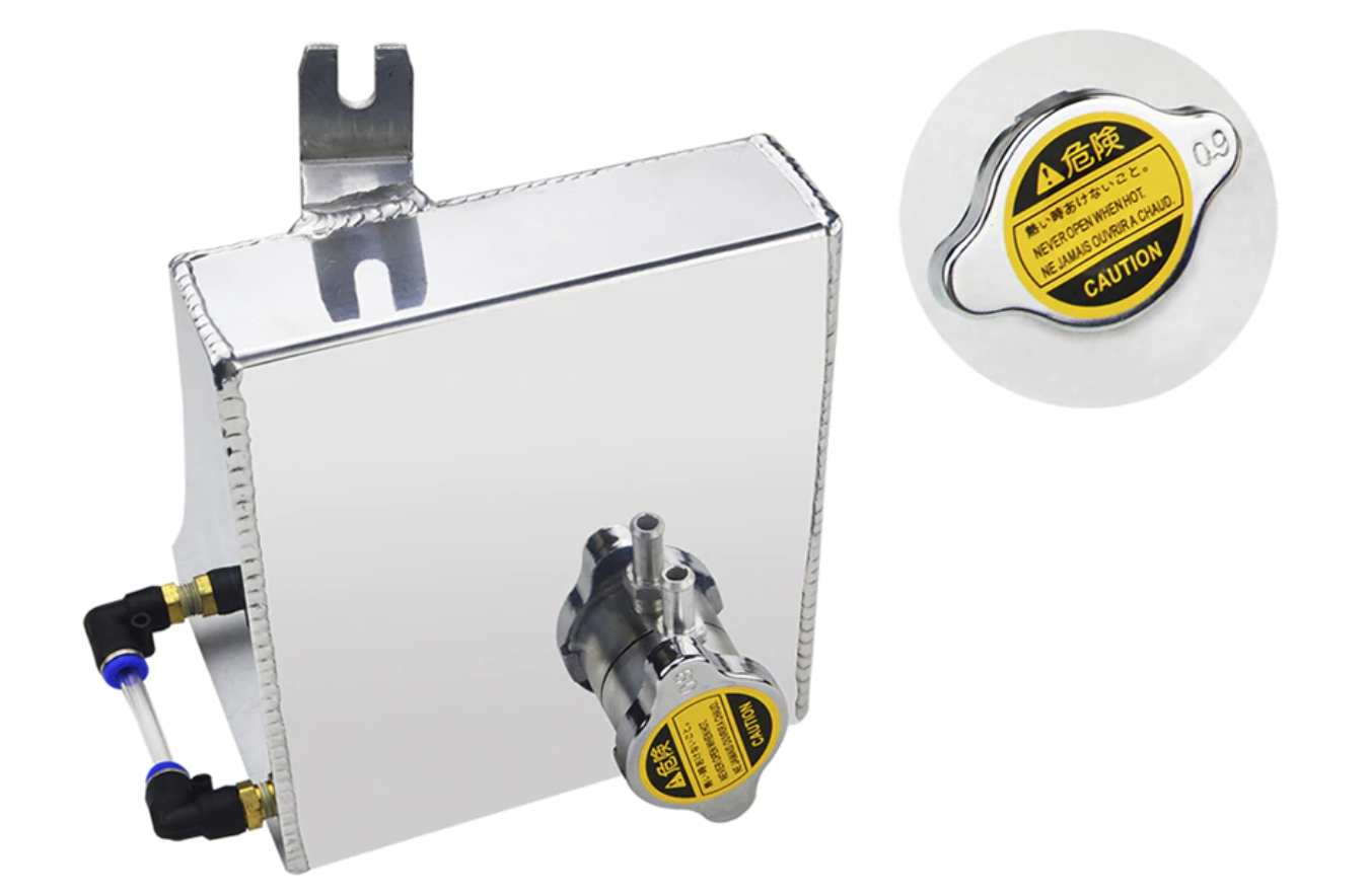 Coolant Overflow Tank Reservoir Kit For Nissan 240SX S13 SR20DET KA24DE Aluminum