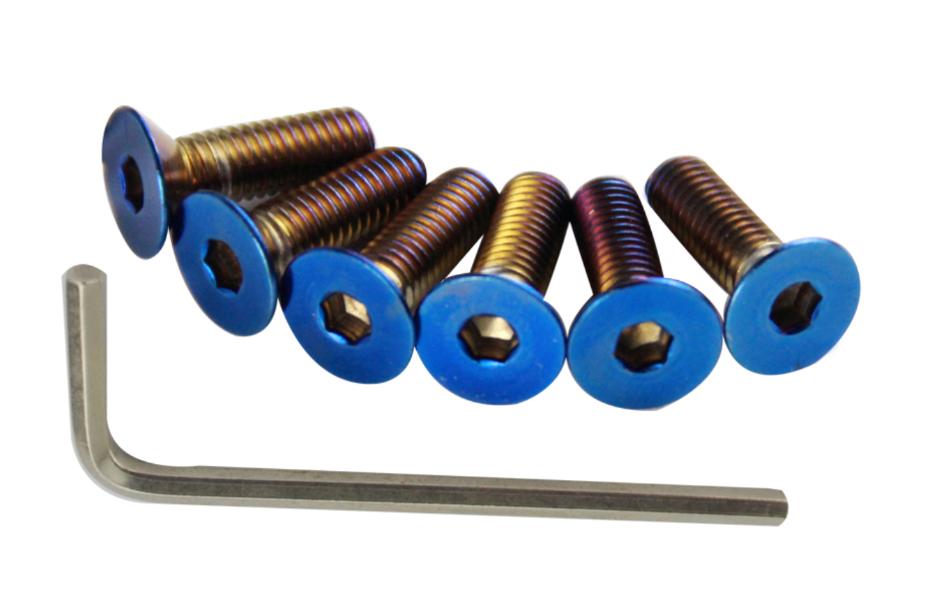 Burnt Titanium Steering Wheel Bolts