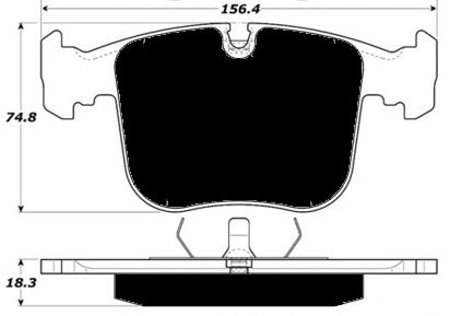 Porterfield Brake Pads for 1992 BMW 850I