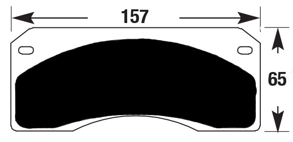 Porterfield Brake Pads for 1983 CHEVROLET CORVETTE Dual Pin