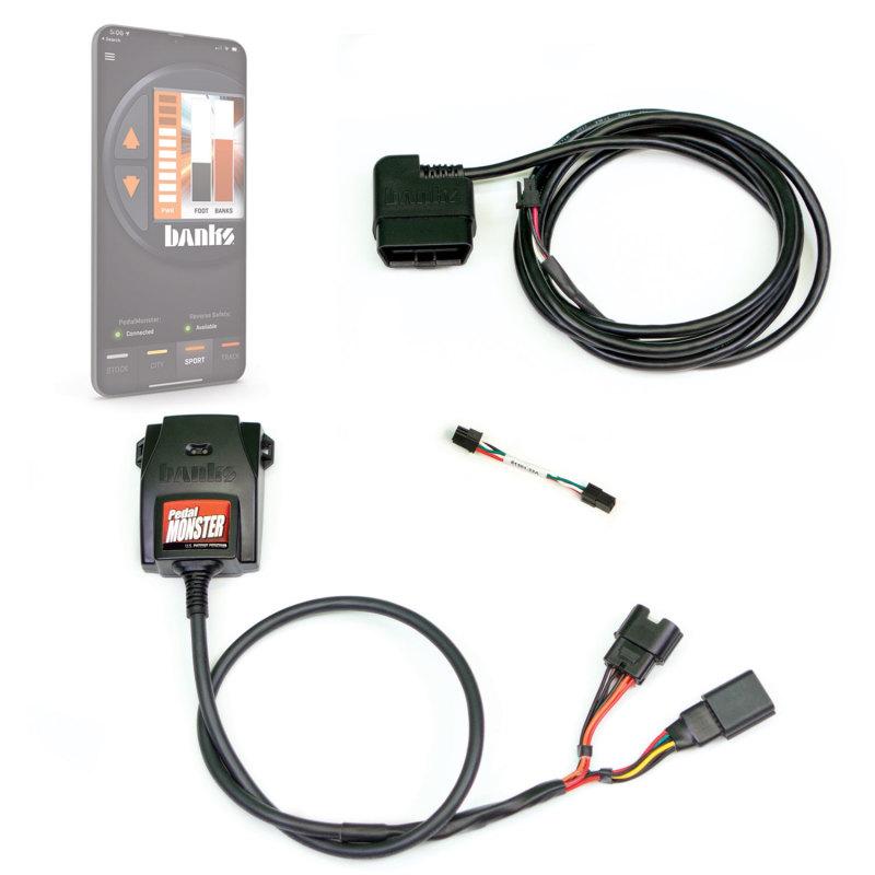 Banks Power Pedal Monster Kit (Stand-Alone) - Molex MX64 - 6 Way - Use w/Phone 64310 Main Image