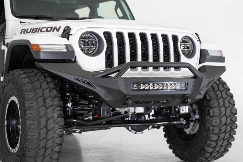 Addictive Desert Designs 2020 Jeep Gladiator JT Stealth Fighter Front Bumper w/ Top Hoop F961682080103 Main Image