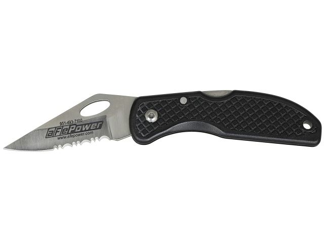 aFe POWER 40-10092 Knife w/ Black POWER Logo on Blade