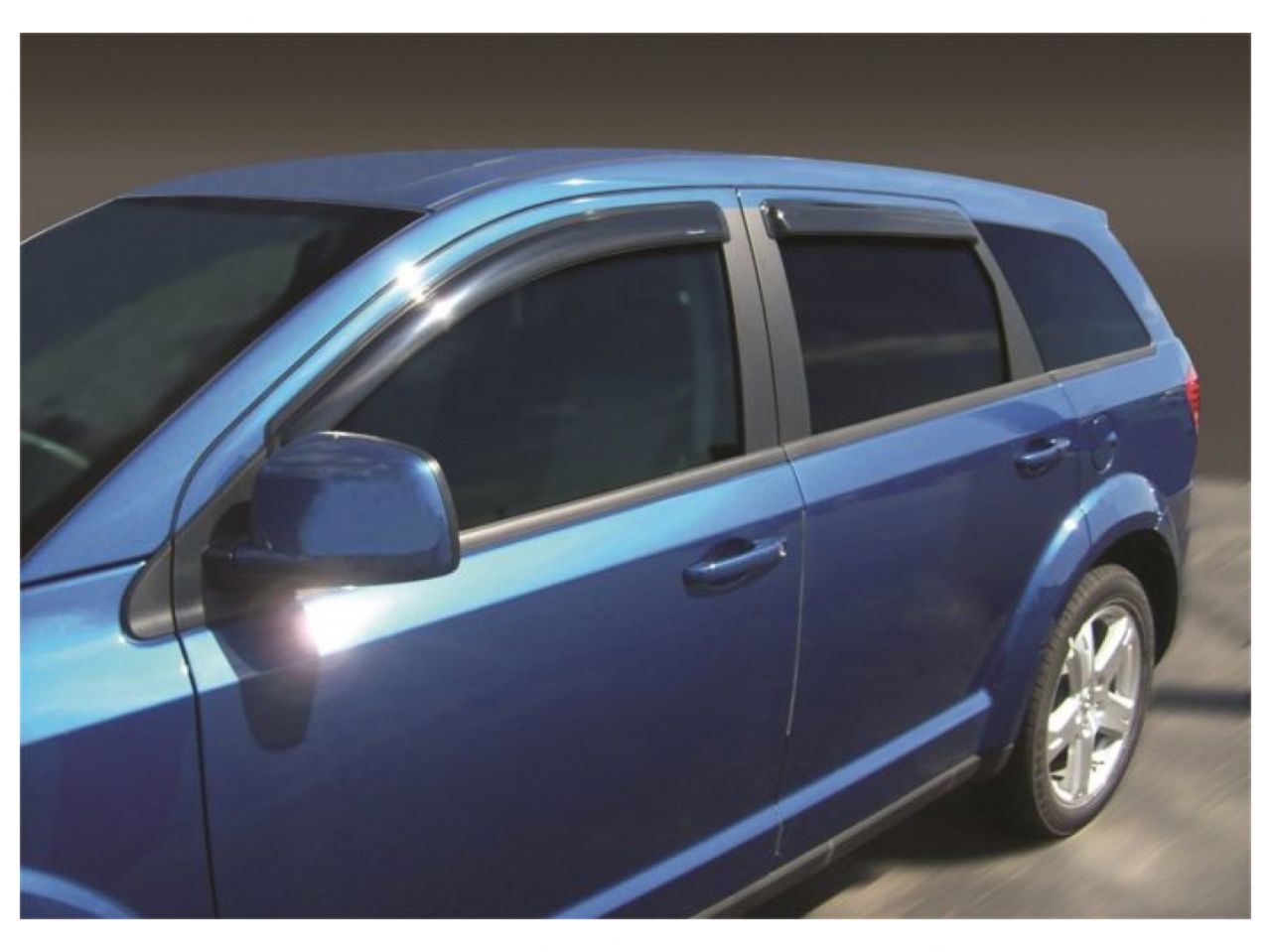 Stampede Tape-Onz Sidewind Deflector, Smoke, 4 pc. for 2008-2019 Dodge Journey