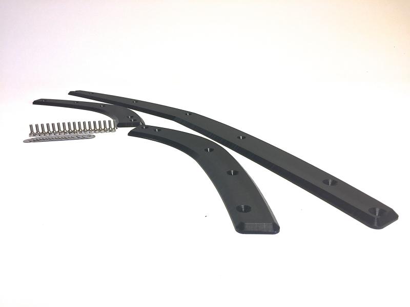 ProTEKt 09-13 Chevrolet Corvette C6 GS/Z06 (Must Remove Air Dam) Custom Fit Front Bumper Skid Plates 9-CECOGS0-090 Main Image