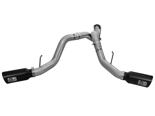aFe POWER 49-43065-B Large Bore-HD 4" 409 SS DPF-Back Exhaust System