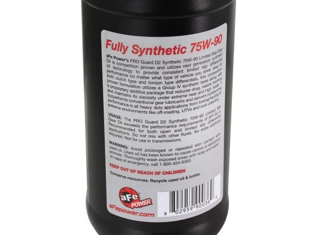 aFe POWER 90-20012 Chemicals Pro Guard D2 Synthetic Gear Oil