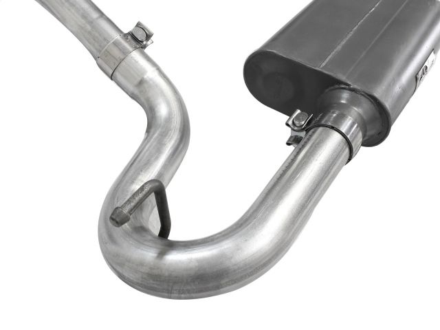 aFe Scorpion 2-1/2in Aluminized Steel Cat-Back Exhaust System: Jeep Wrangl