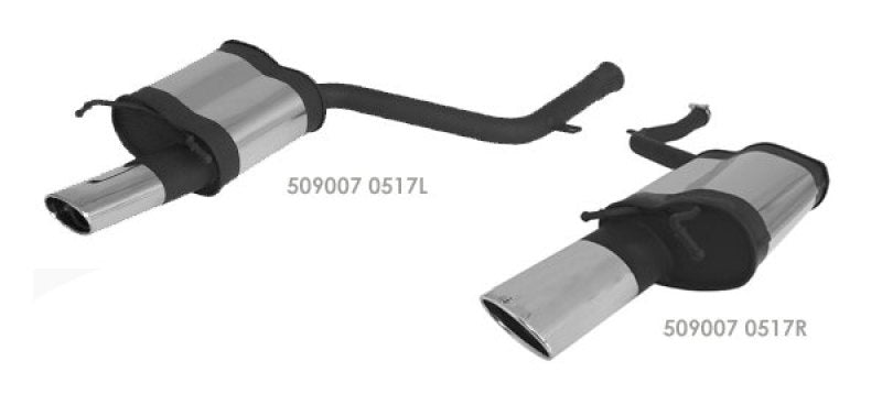 Remus RMS Axle Back Exhausts Exhaust, Mufflers & Tips Axle Back main image