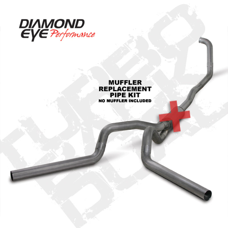 Diamond Eye Performance DEP Turbo Back Exhaust Kit SS Exhaust, Mufflers & Tips Turbo Back main image