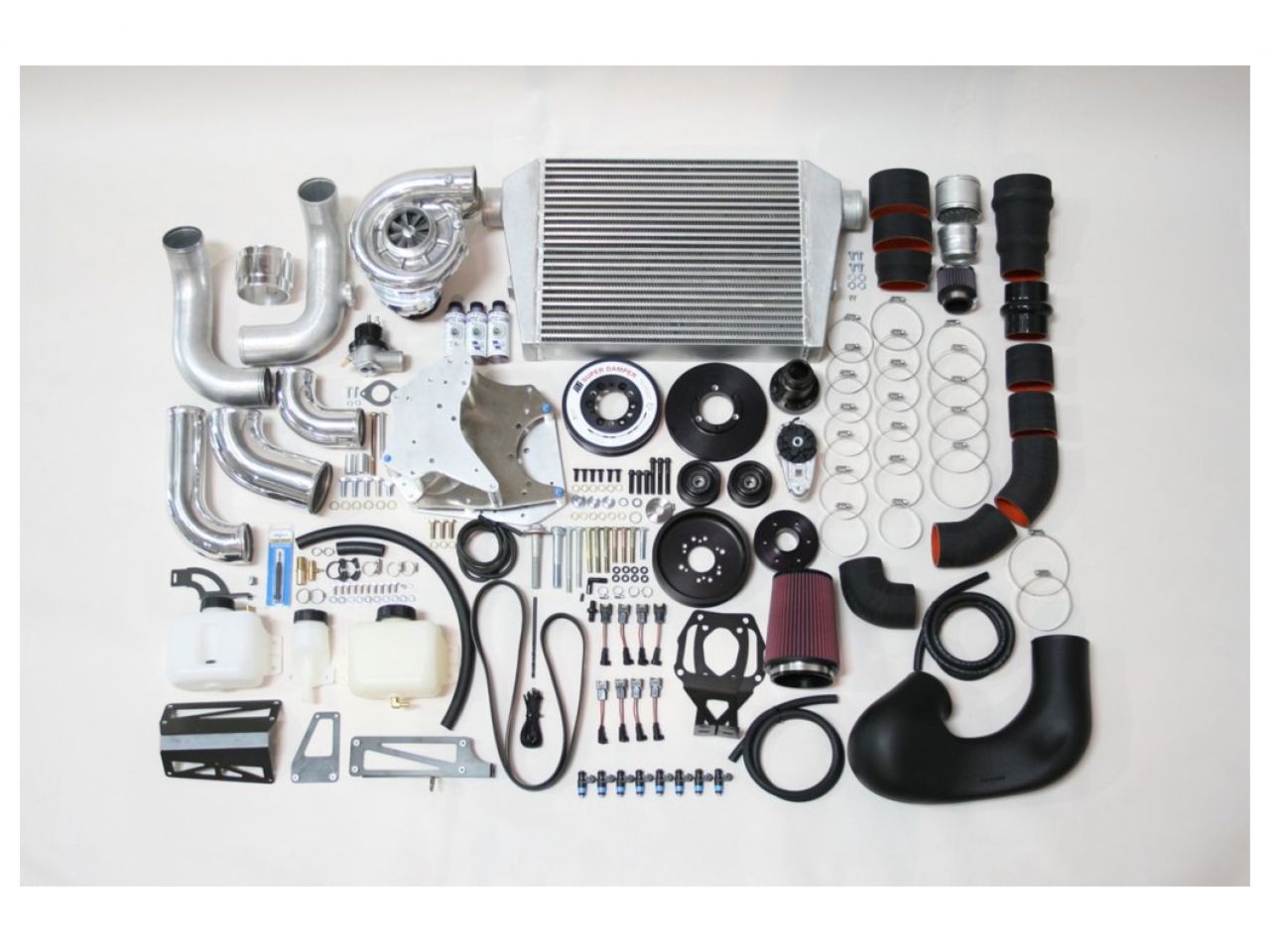 Vortech 2010/2011 6.2L Camaro SS System w/V-3 Si & Cooler, Satin