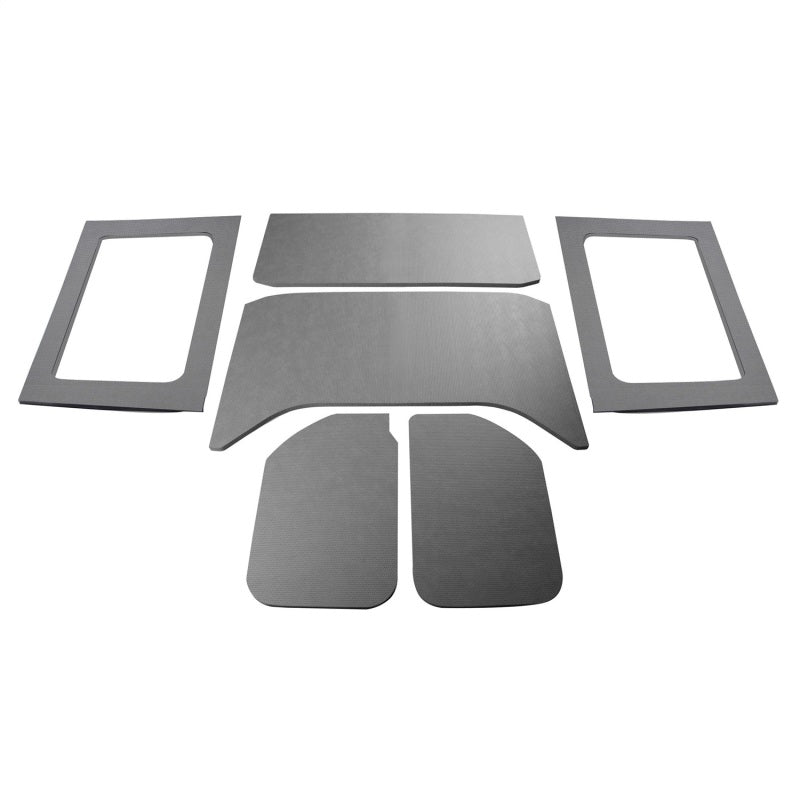 DEI 07-18 Jeep Wrangler JK 4-Door Leather Look Headliner Complete Kit - Gray 50294
