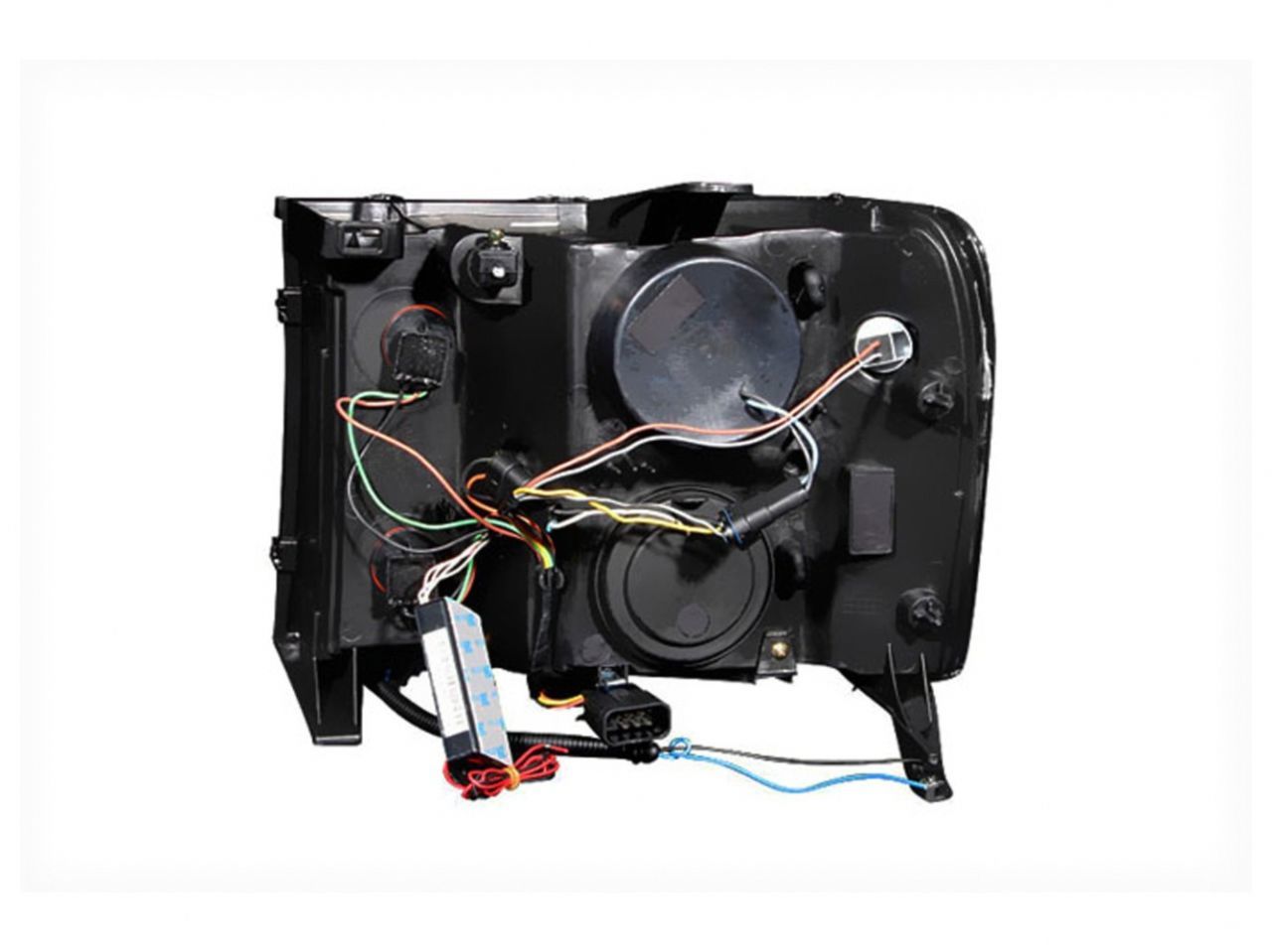 Anzo 2007-2013 Gmc Sierra 1500 Projector Headlights w/ Halo Chrome