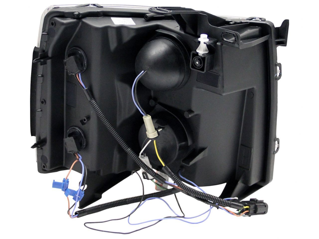 Anzo 2007-2013 Chevrolet Silverado 1500 Projector Headlights w/ U-Bar Black