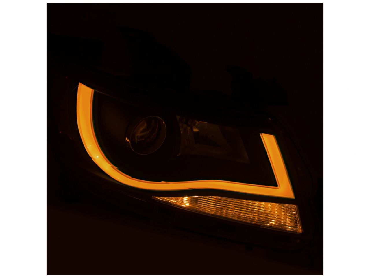 Anzo 2015-2016 Chevrolet Colorado Projector Headlights w/Plank Style Switch