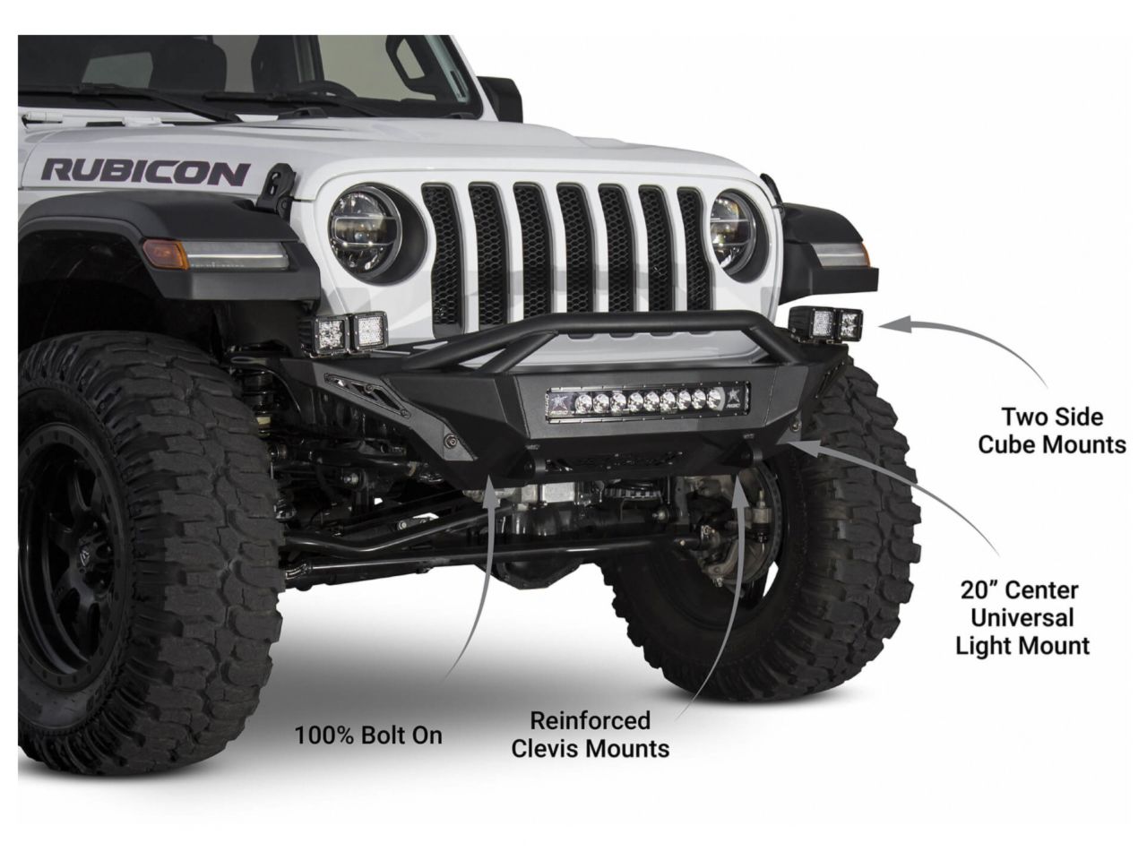 Addictive Desert Designs 2018 Jeep Wrangler JL Stealth Fighter Front Bumper