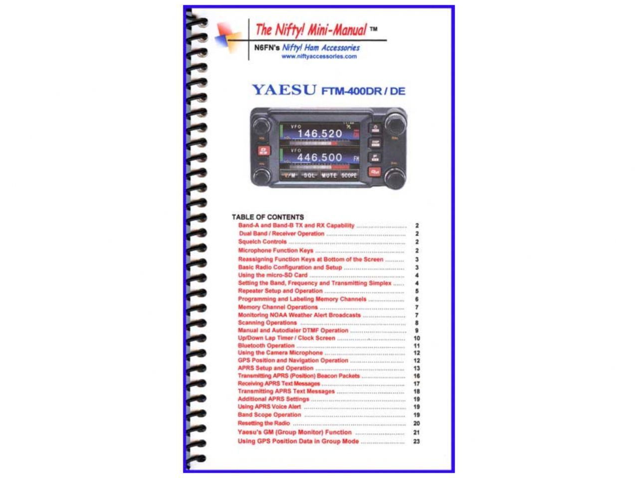 Nifty Vehicle Parts MM-FTM400DR Item Image