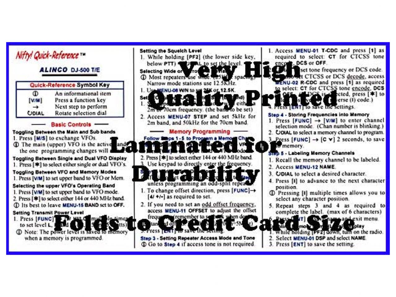 Nifty Vehicle Parts QR-DJ500 Item Image